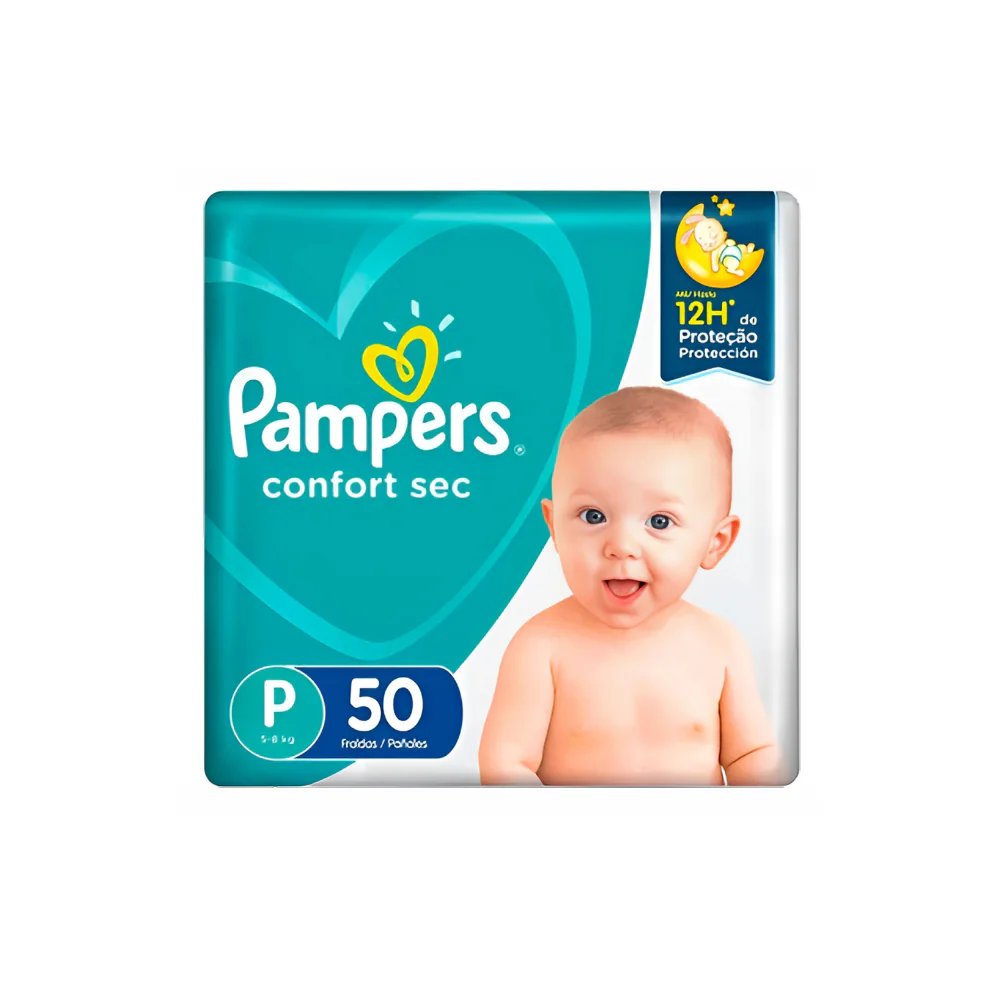 Fralda Infantil Pampers Confort Sec Bag