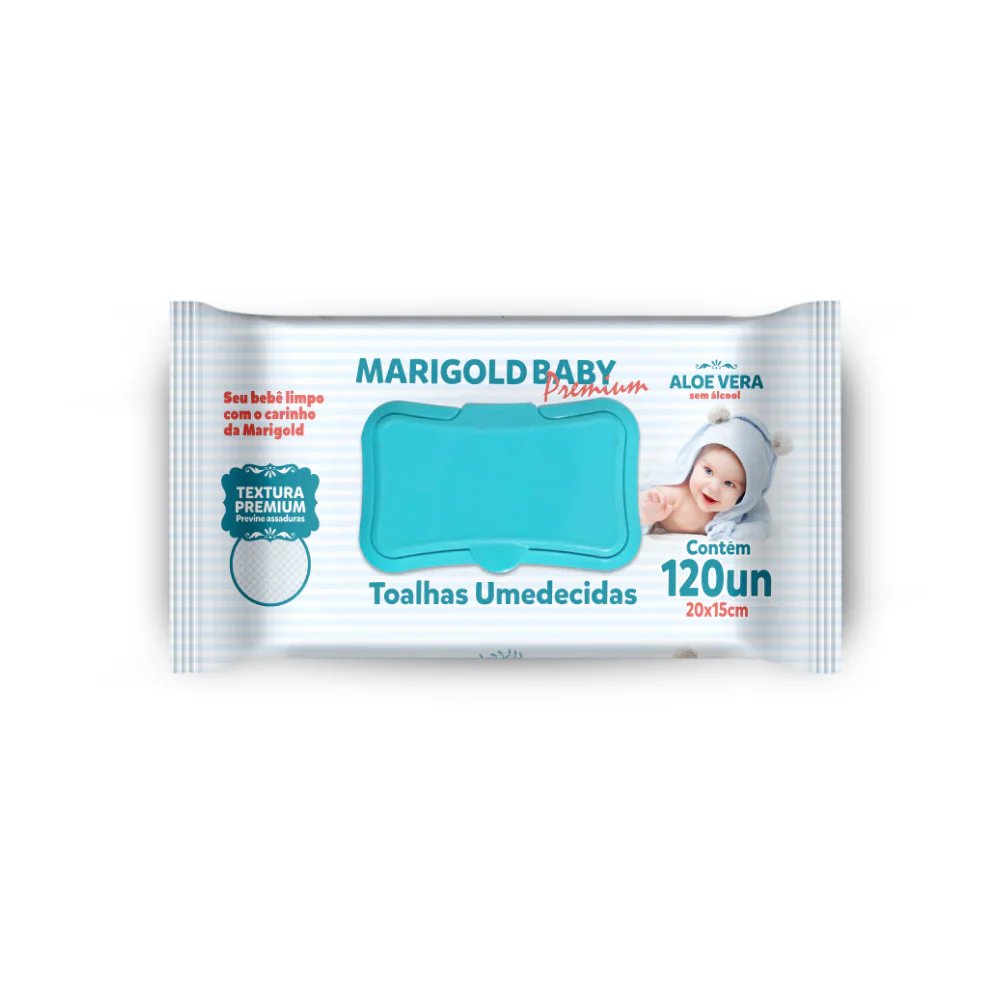 Toalha Umedecida Marigold Baby Premium