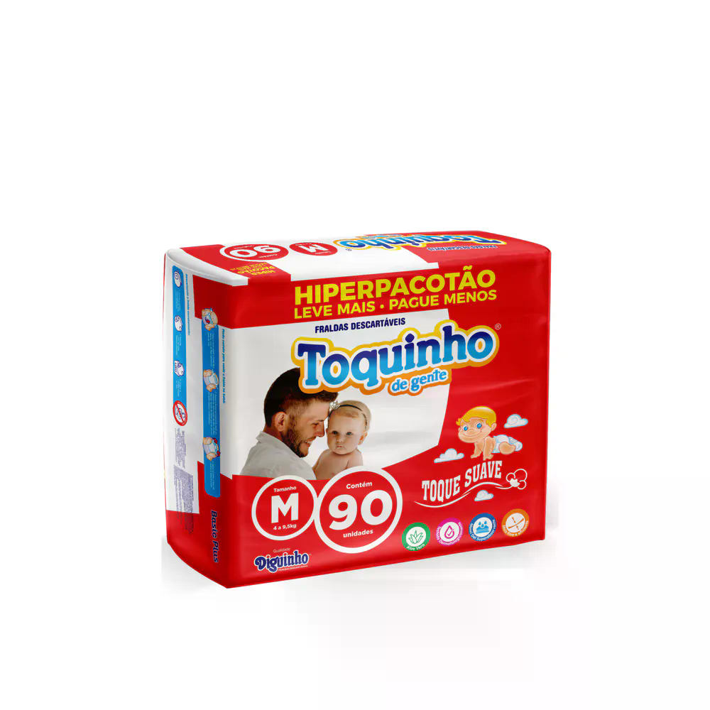 Fralda Infantil Toquinho Hiper Promo -