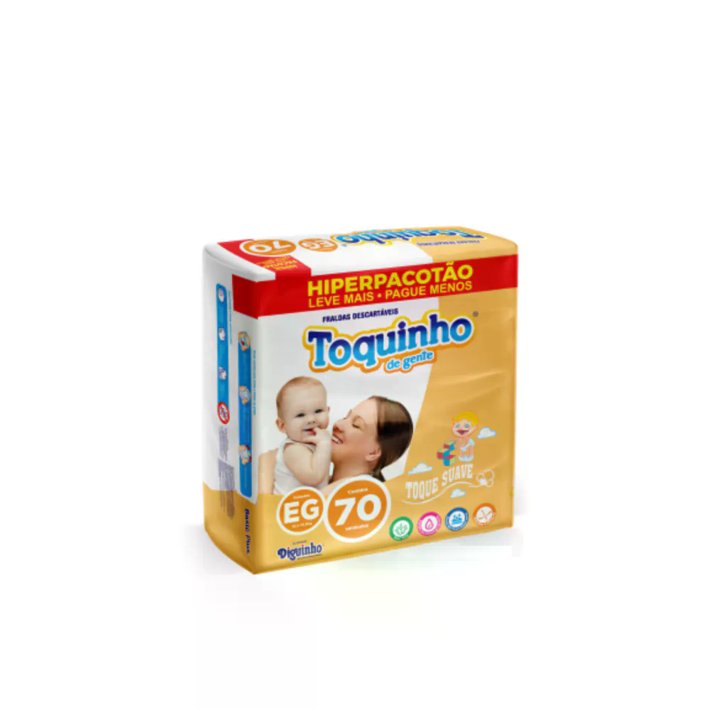 Fralda Infantil Toquinho Hiper Promo -
