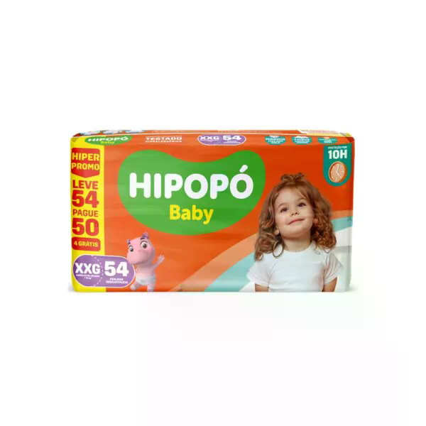 Fralda Infantil Hipopó Baby Hiper