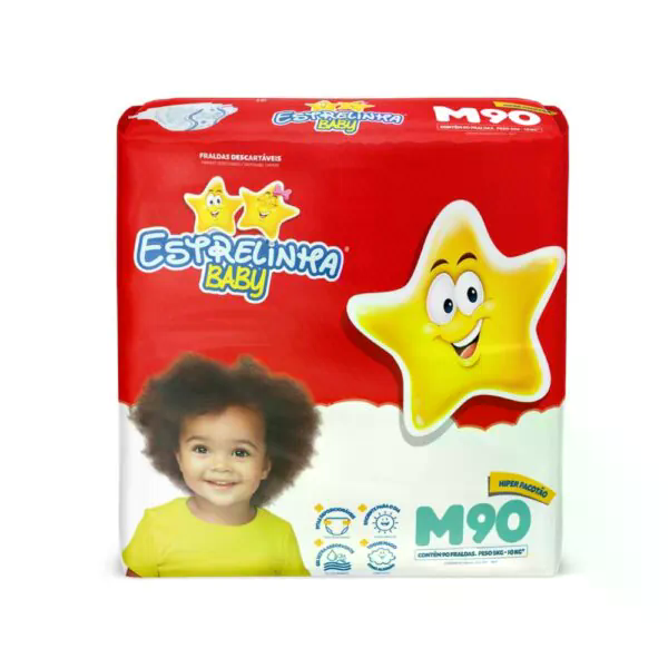 Fralda Infantil Estrelinha Hiper