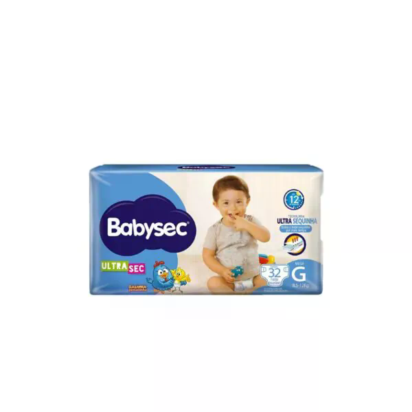 Fralda Infantil Babysec Galinha Pintadinha Mega