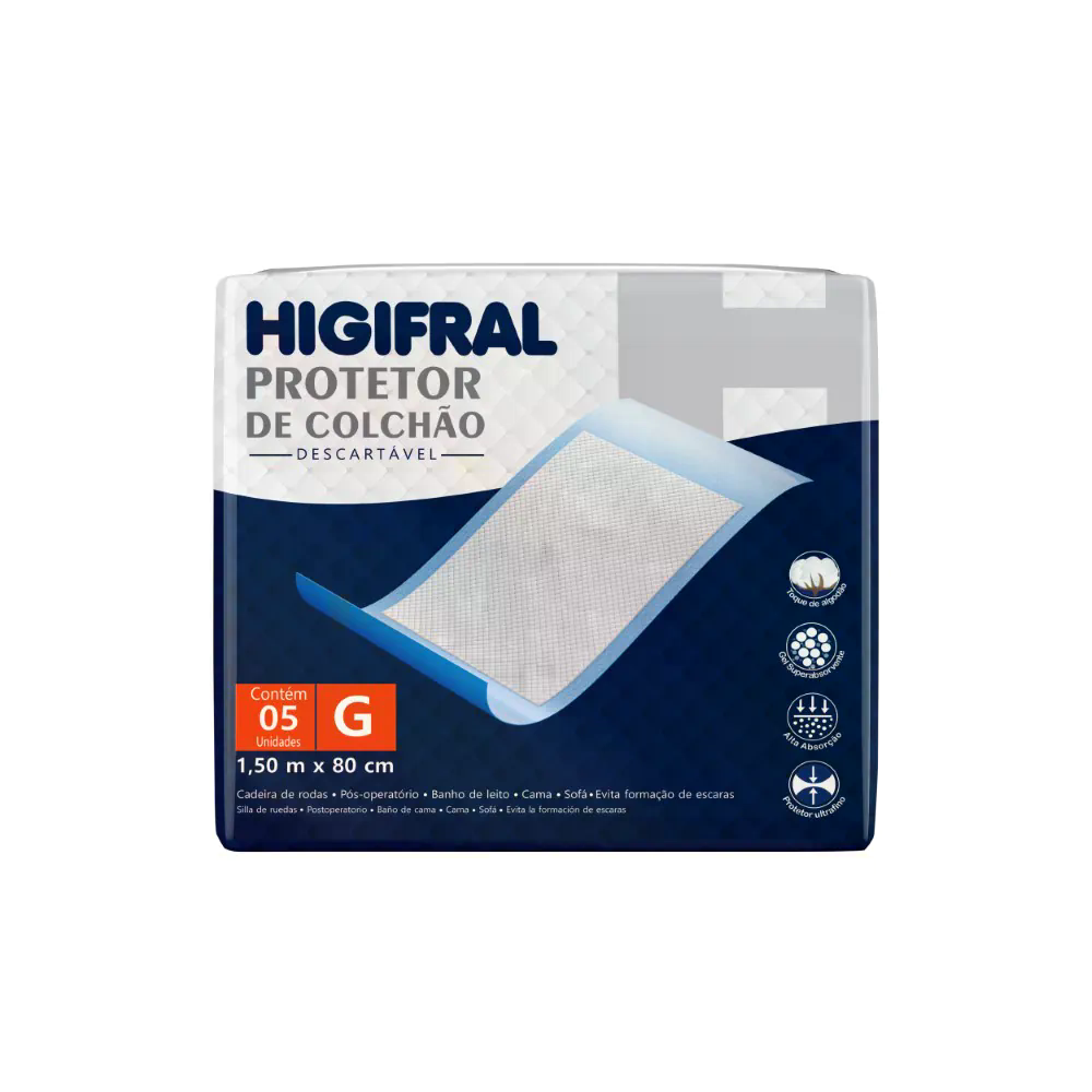 Protetor de Colchão Descartável Higifral