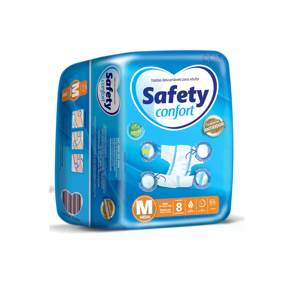 Fralda Adulto Safety Confort Regular