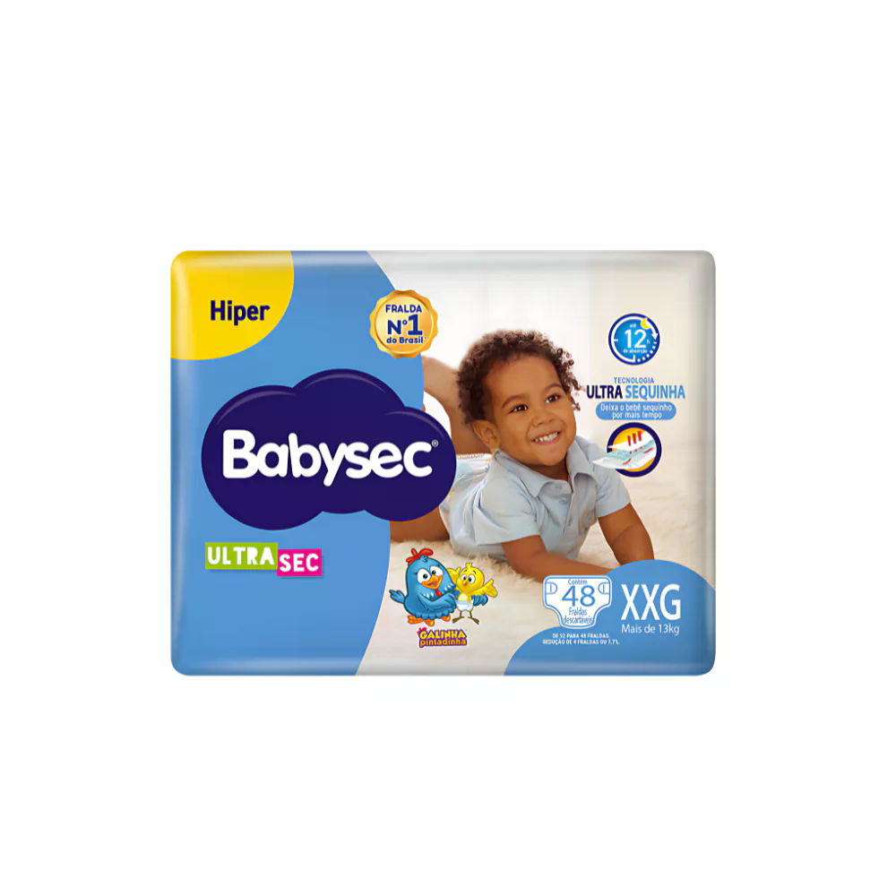 Fralda Infantil Babysec Galinha Pintadinha Hiper