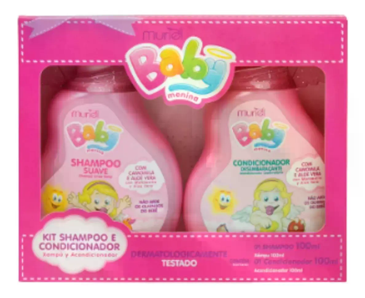 Kit shampoo+ Condicionador Muriel cores