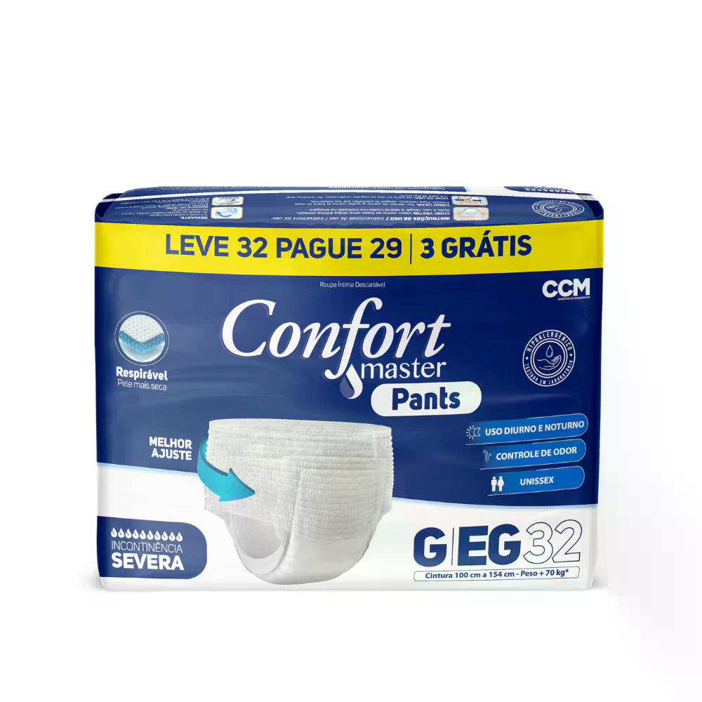Fralda Adulto Confort Master Pants Econômica